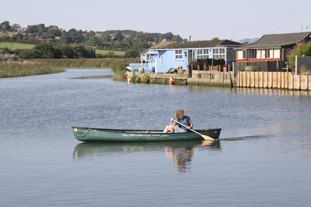 Boating on the River Brit in West Bay Rob Jayne