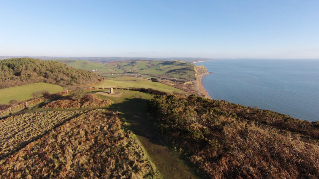 Golden Cap looking East towards West Bay Rob Jayne